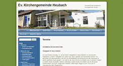 Desktop Screenshot of kirche-heubach.de